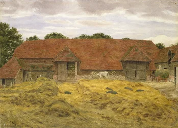 Fienile rosso a Whitchurch, 1868